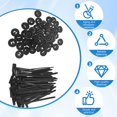 thumbnail image 4 of Hebilla de nailon para atar cables, 100 unidades, TRWLCFF, universal, autoblocante, 4 of 7