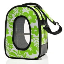A&E Cage Small Soft-Sided Travel Bird Carrier with Floral Pattern, Multi-Color