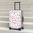 thumbnail image 6 of Rateoe Cute Poodle Dog Printed Luggage Cover, Suitcase Protector Fits 18-32 Inch Luggage-X-Large, 6 of 7