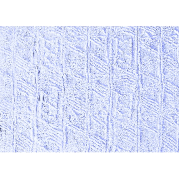 Ahgly Company Indoor Rectangle Solid Blue Modern Area Rugs, 8' x 10'