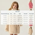 thumbnail image 3 of Fesfesfes Kids Winter Jacket for Girls Medium Long Padded Thick Warm Outerwear Childrens Solid Color Plush Coat Button Down Coat Fuzzy Shacket Winter Warm Outwear(Pink,5-6 Years), 3 of 8