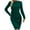 Green, variant on ChaoHeng Dresses for Women Plus Size on Long Dresses for Women Fashion Women's Spring/Summer Temperament Long Sleeve Round-Neck Dress
