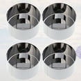 thumbnail image 2 of MasteelfCA 4pcs Useful Cake Mold Round Stainless Steel Cake Making Tool Unique Baking Supplies for Home Kitchen with Push Board, 2 of 7