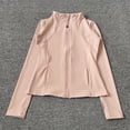thumbnail image 4 of Maqroz Shirts for Women UPF 50+ Sun Protection Long Sleeve Full Zip Athletic Jacket with Thumb Holes Slim Fit Yoga Running Outdoor Fashion Clothing with Pockets Pink XL, 4 of 7