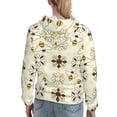 thumbnail image 7 of Kdxio Sweet Bee Print Womens Oversized Hoodies Sweatshirts Hooded Pullover Tops Sweaters Casual-Medium, 7 of 7