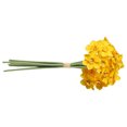 thumbnail image 3 of Paquete de flores artificiales Simulación Decoración floral Oficina en casa Adorno de plantas Boda Ramo de flores falsas, Amarillo Vogacara HA7104-01B, 3 of 6