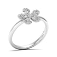 thumbnail image 3 of Empire Jewel 1.30 Ct Round Cut Diamond Silver Band - Floral Design Engagement Ring for Women - 14K White Gold Plated Gift Ring for Anniversary - Classic Birthday Cocktail Jewelry, 3 of 3