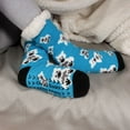 thumbnail image 3 of Women's Classic Winter Fleeced Thermal Cabin Crew Slipper Socks, 08 Polar Bear, 1 Pair, 3 of 5
