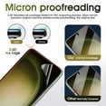 thumbnail image 5 of HD Clear Screen Protector for Samsung Galaxy S23 Ultra,Curved Edge Protection, Support Fingerprint, Hydrogel Film Soft TPU Protective Film [Not Tempered Glass], 3 Pack, 5 of 9