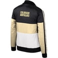 thumbnail image 3 of Women's The Wild Collective  Gold Colorado Buffaloes Color-Block Puffer Full-Zip Jacket, 3 of 3