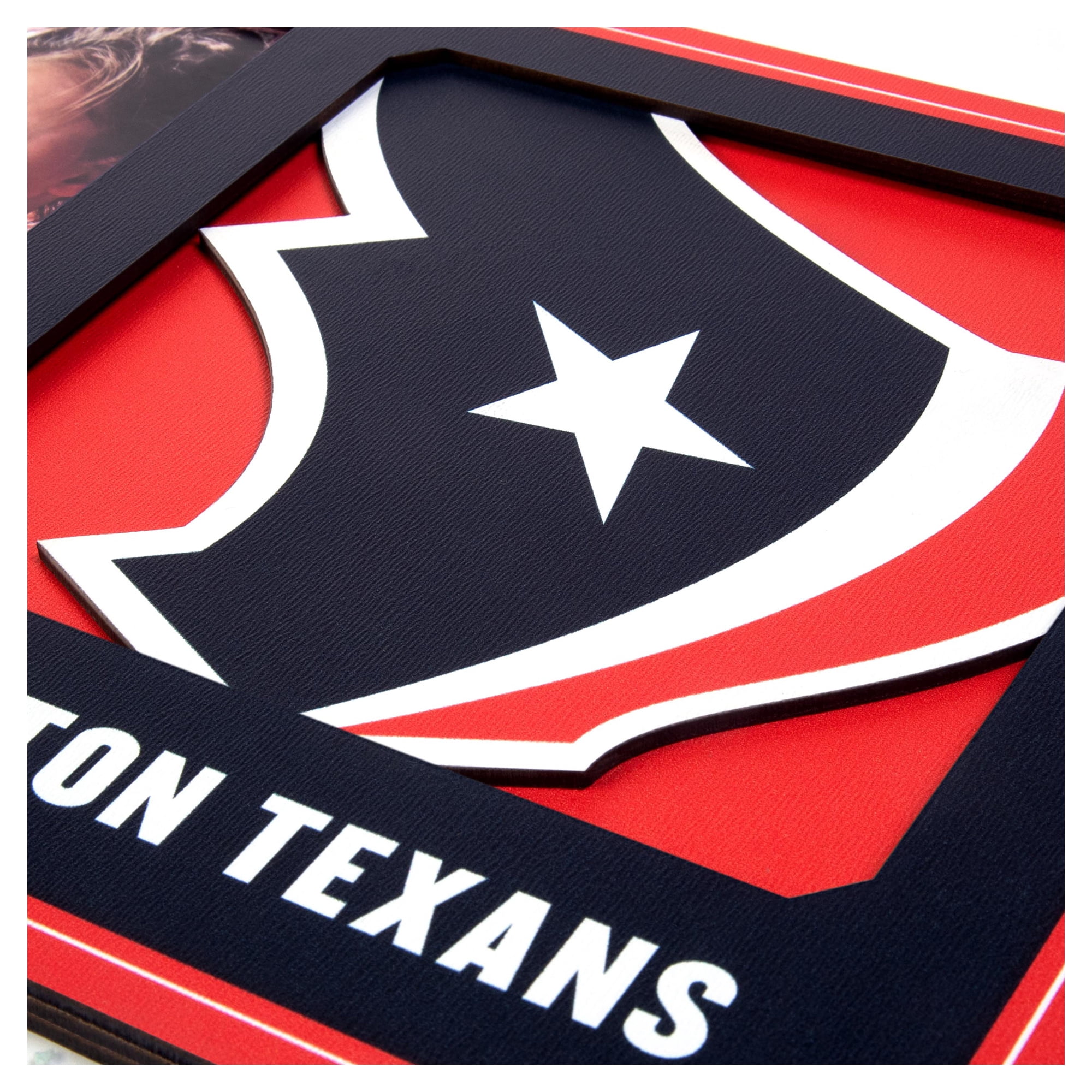 IDNA Houston Texans 3D Logo Series Picture Frame