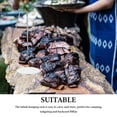 thumbnail image 3 of 1 Set Stainless Steel Kebab Rack Multi Color 36.0X12.8X12.8In Barbecue Skewer Stand, 3 of 9
