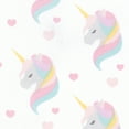 thumbnail image 5 of Kids Rule 3 Piece Unicorn Sheet Set, Girl, Twin Size, Pink, 5 of 6