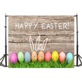 thumbnail image 1 of Mistaha Easter Theme Photography Background Eggs Rabbit Flowers Grassland Baby Child Photo Backdrops for Photo, 1 of 5