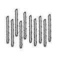 thumbnail image 3 of Juego de 10 cadenas afiladas de 6 pulgadas y riel guía para minisierra, herramienta de hardware de cadena especial, cadena de sierra como se muestra, 3 of 5