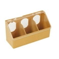 thumbnail image 1 of Comedero para pájaros y palomas, caja colgante con tres orificios, comida para pájaros y palomas, alimentador para aves y pollos, jaula de cría, periq, 1 of 8