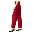 thumbnail image 3 of ALFANI Womens Burgundy Wide Leg Pants XL, 3 of 4