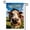 B, variant on XaaKee Garden Flags For Outside, Welcoming Artwork Goat Spring Garden Flag, Double-Sided High-Quality White Linen Yard Flags, Farmhouse Entrance Decor, 12x18Inch