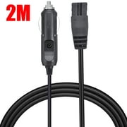 2m DC 12V 2 Pin Connection Cable Plug for Car Cooler Box Mini Fridge