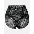 thumbnail image 3 of Bmnmsl Women Lace Panties Stretched Lace Cozy Briefs Solid Color Underwear, 3 of 5