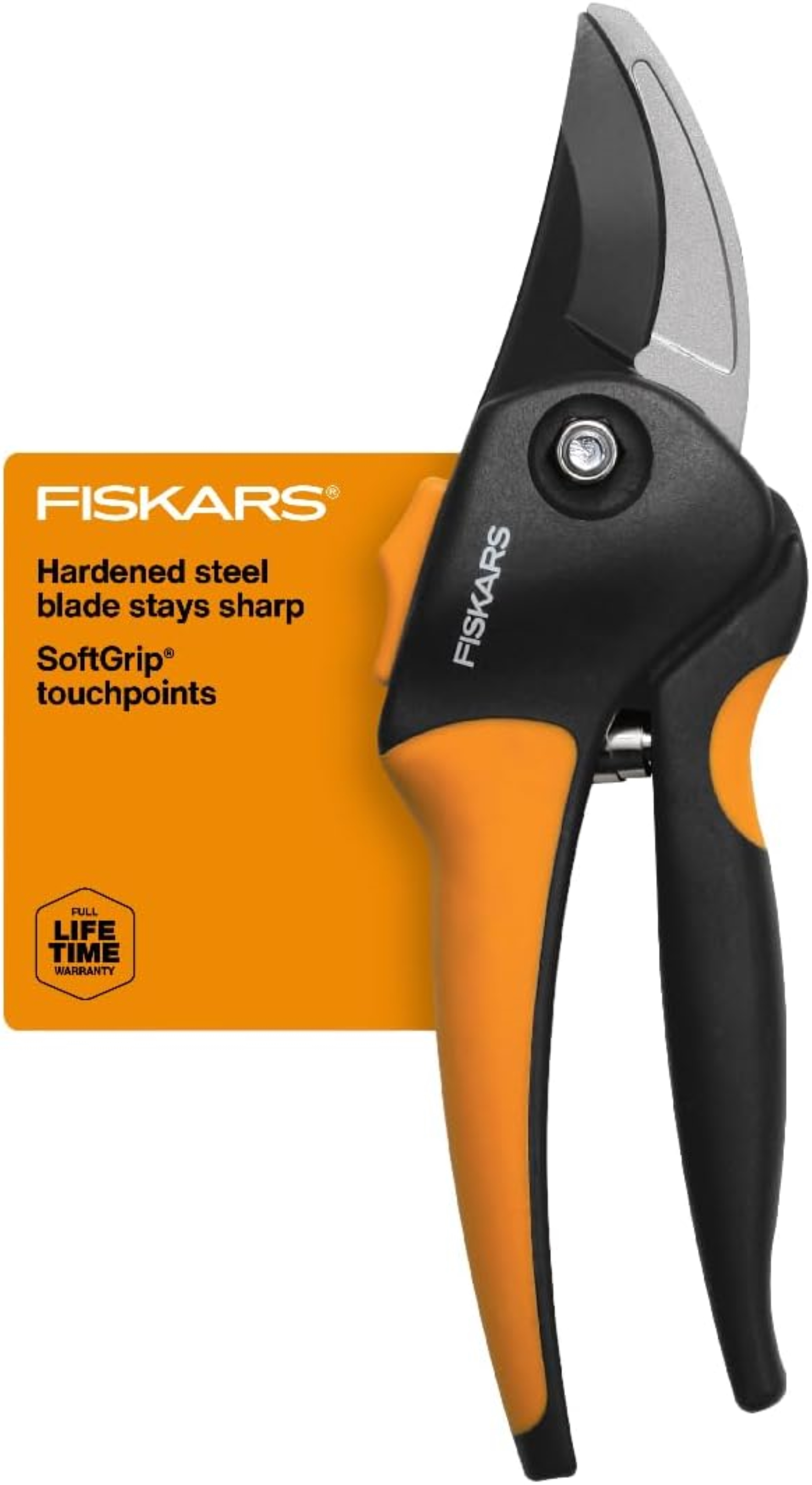 Fiskars SoftGrip 9 Inch Bypass Pruner with Steel Blades photo 2