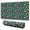 DarkGreen Dinosaurs Birds, variant on Long Mouse Pads for Desk,DarkGreen Dinosaurs Pattern Desk Mats on Top Of Desks, Desk Mouse Pad Extra Large with 3mm Non-Slip Base and Stitched Edge for Gaming,Office,Work,Home 31.5"x11.8"