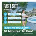 thumbnail image 3 of Bestway Fast Ensemble Piscine Gonflable Ronde 13 Pieds x 33 Pouces, Imprimé Rotin, 3 of 10