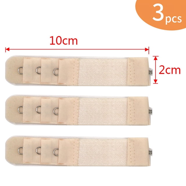 3PCS Hooks Bra Extender for Women‘s Elastic Bra Extension Strap Hook Clip Expander Adjustable Belt Buckle Intimates LUHAN