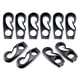 thumbnail image 4 of 10 piezas de botes de gancho elástico de nylon reutilizables negros Gancho de cable de choque para cables de choque Macarena gancho elástico de nylon, 4 of 8