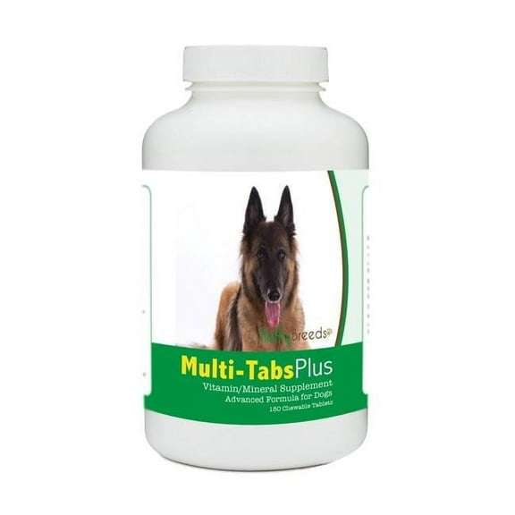 Healthy Breeds 840235139836 Belgian Tervuren Multi-Tabs Plus Chewable Tablets - 180 Count