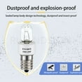 thumbnail image 3 of Ruiandsion Halogen Bulb E14 Base 230V 25W for Microwave Oven Use Heat Resistant 500C Waterproof 3000K Warm White Light,Pack-2, 3 of 9