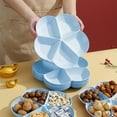 thumbnail image 5 of JoyMoreHome Shatterproof Platter with 5 Compartment, Reusable Wheats Straw Plates, for Nut, Fruits, Dessert, Snacks, Dishwasher Safe, 5 of 6