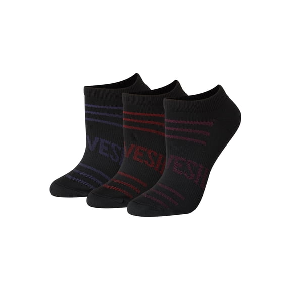 Hanes Women's No Show Socks, Moves, 3-Pack, Size 5-9