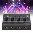 thumbnail image 4 of 4 Way Headphone Amplifier, Professional 4 Channel Headphone Amplifier 100-240V Compact   For Stage US Plug, 4 of 8