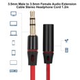 thumbnail image 4 of 3.5 Male To 3.5 Female Stereo Cable, 3.5mm Male To 3.5mm Female Audio Cable, Stain-proof Tube CD Player Sound Box, 4 of 8