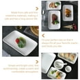 thumbnail image 4 of Set of 4 White Dinner Plates - , Elegant, and Unbreakable Dinnerware for Everyday Use, 4 of 6