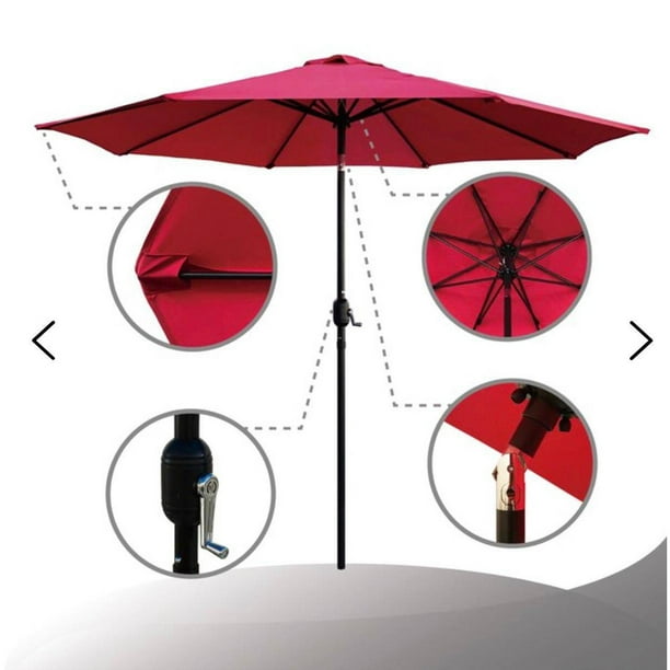 8'-Patio-Umbrella-Outdoor-Table-Umbrella-with-8-Sturdy-...