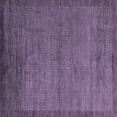 thumbnail image 1 of Ahgly Company Machine Washable Indoor Square Abstract Blue Modern Area Rugs, 6' Square, 1 of 4