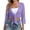 *Purple, variant on VBVC Women's 3/4 Sleeve Tie Front Shrug Cardigan, Ladies' Lightweight Cropped Wrap Cover Up, Casual Summer Solid Color Shrug For Women,Beige,S-2XL