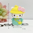 thumbnail image 1 of En stock, venta al por mayor, diario de vestir de dibujos animados, llavero de gato KT, muñeca estéreo de Hello Kitty, llavero, llavero de coche, 1 of 5