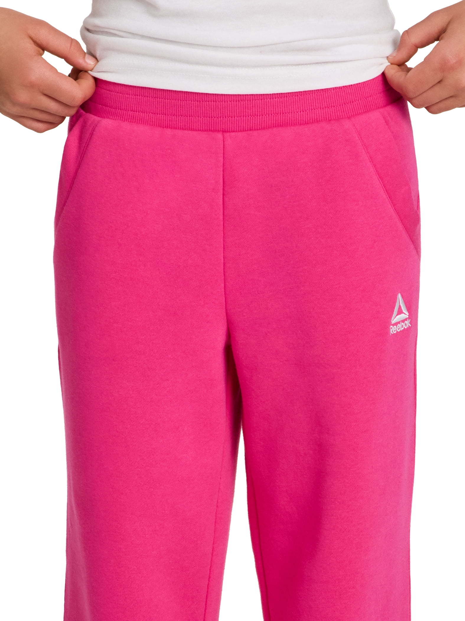 Reebok Girl's Game Day Fleece High Waisted Puddle Pant, Sizes 4-18