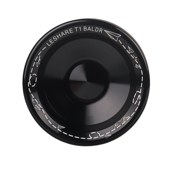 Yoyo Yoyo Non Réactif Yo-Yo Compétitif, Yoyo en Alliage pour Débutants, Tours d'Entraînement Faciles, avec Cordons, Noir