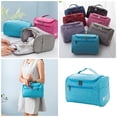 thumbnail image 2 of Zipper Toiletry Pouch Convenient Organizing Bag Large Capacity Cosmetic Case, 2 of 18