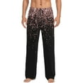 thumbnail image 2 of Picia Rose Gold Glitter1 Mens Soft Woven Cotton Elastic Waistband Sleep Pajama Pant Lounge Sleep Pant With Pockets And Drawstring-X-Large, 2 of 9
