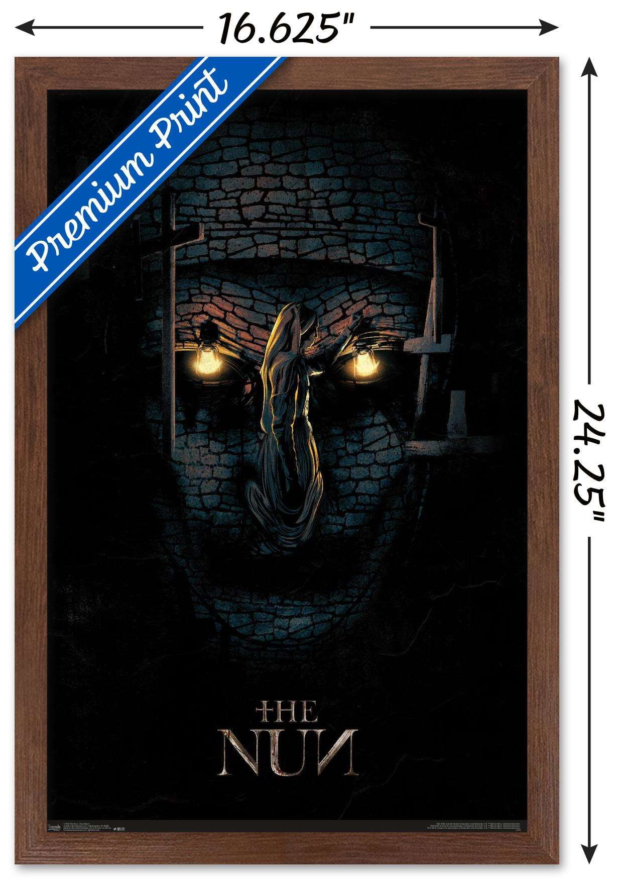 The Nun - One Sheet Wall Poster, 14.725" x 22.375", Framed