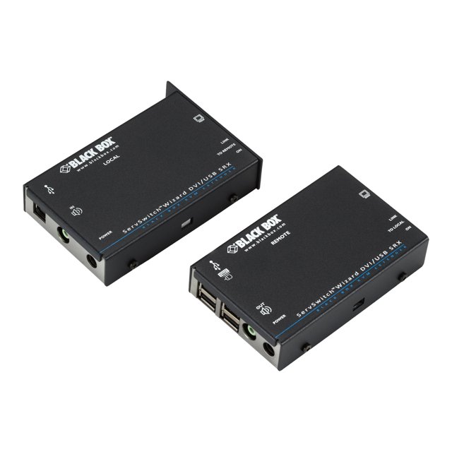 Black Box ServSwitch Wizard SRX DVI-D/USB Rallonge, Tête Unique - Vidéo/audio/USB Rallonge - USB - pour P/N : ACU5000A