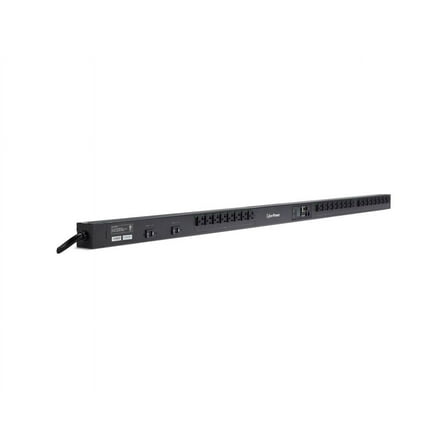 CyberPower Switched Metered-by-Outlet PDU81102 - Power distribution unit (rack-mountable) - AC 100-120 V - Ethernet, USB, serial - input: NEMA L5-20 - output connectors: 24 (NEMA 5-20R) - 0U - 10 ft cord
