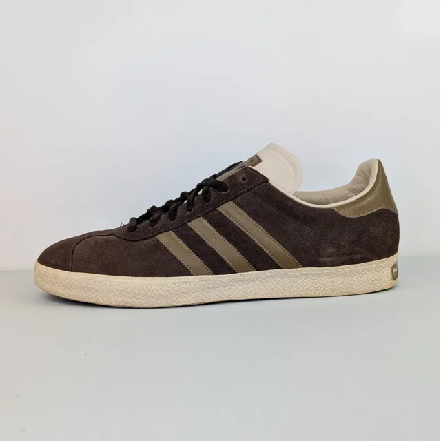 Adi - das Y2K 2008 Gazelle Shoes Mens Size 13 Brown Suede Casual Sneakers 019338