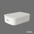 thumbnail image 1 of Caja hermética para microondas de 900 ml, ideal para llevar comida al trabajo, con tapa segura y diseño portátil., 1 of 7