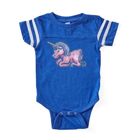 CafePress - Cute Unicorn - Cute Infant Baby Football Bodysuit
